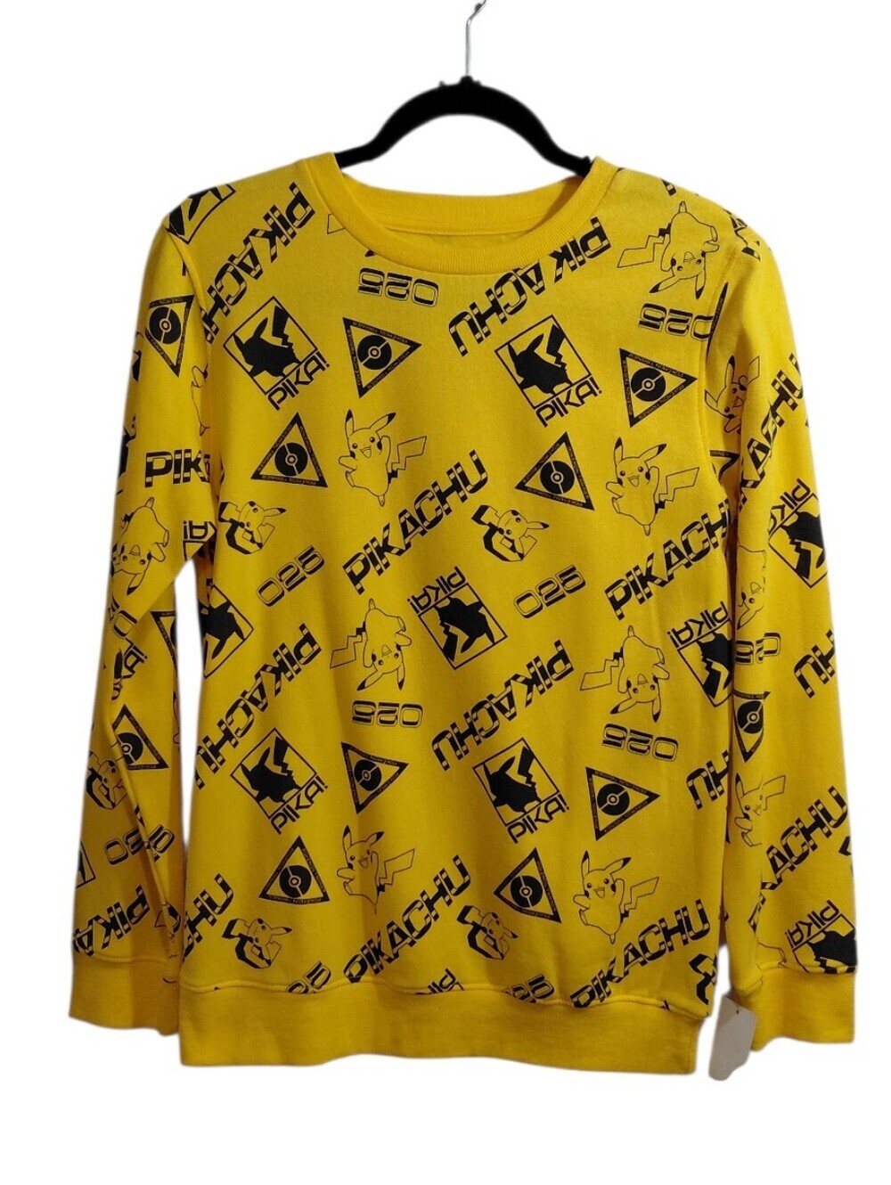 Pokemon Yellow Pikachu All-Over Print Crewneck Sweatshirt